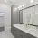 Bathroom with dual vanity sinks